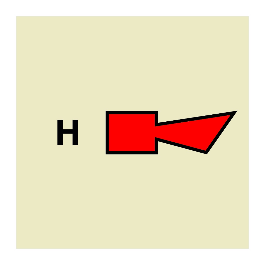 Halon horn (Marine Sign)