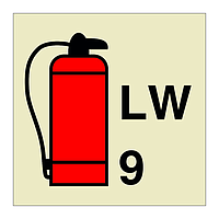 9L Portable foam fire extinguisher (Marine Sign)