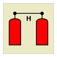 Halon release station (Marine Sign)