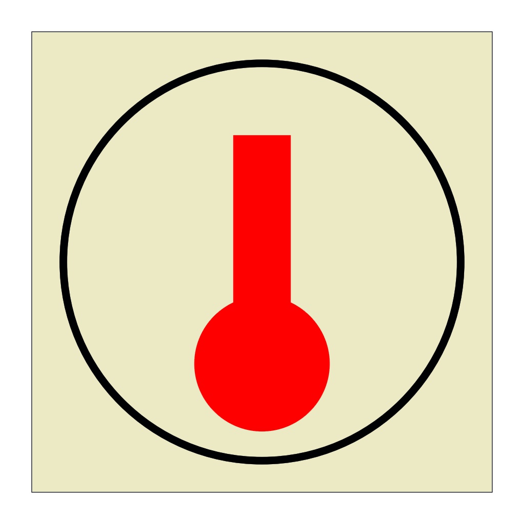 Heat detector (Marine Sign)