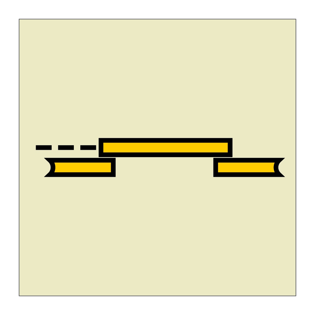 B class sliding fire door (Marine Sign)