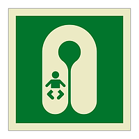 Infant Lifejacket symbol (Marine Sign)