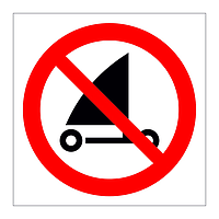 No sand yachting symbol sign