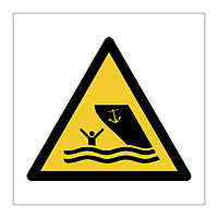 Boating area symbol sign