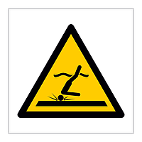 Shallow water diving symbol sign