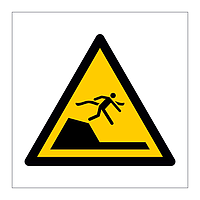 Sudden drop in swimming or leisure pools symbol sign