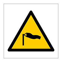 Strong winds symbol sign
