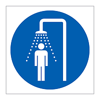 Shower Before Entering the Water symbol sign