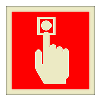 Manually operated call point (Marine Sign)