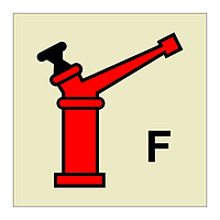 Foam monitor gun (Marine Sign)