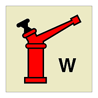 Water monitor gun (Marine Sign)