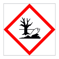 Dangerous for the environment Hazard Warning Diamond GHS Label