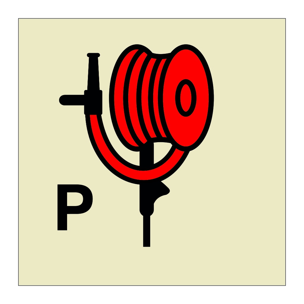 Powder hose and handgun (Marine Sign)