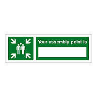 Your assembly point is sign