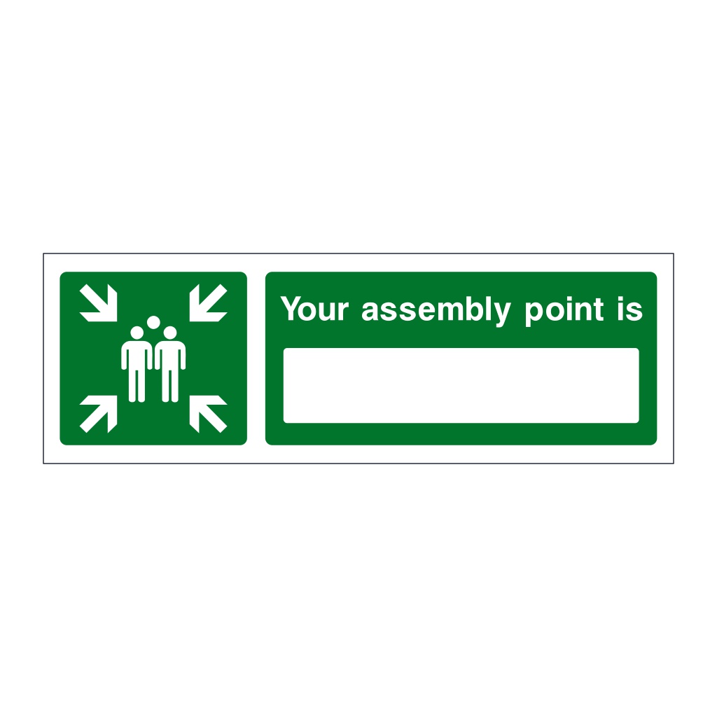 Your assembly point is sign