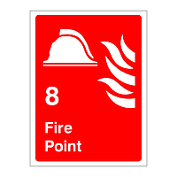 Fire Point 8 sign