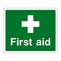 First aid sign