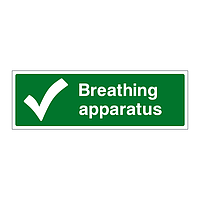 Breathing apparatus sign