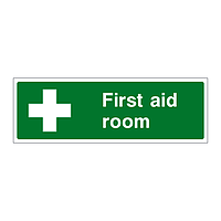 First aid room sign