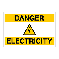 Danger Electricity sign