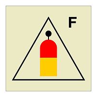 Foam remote release station (Marine Sign)