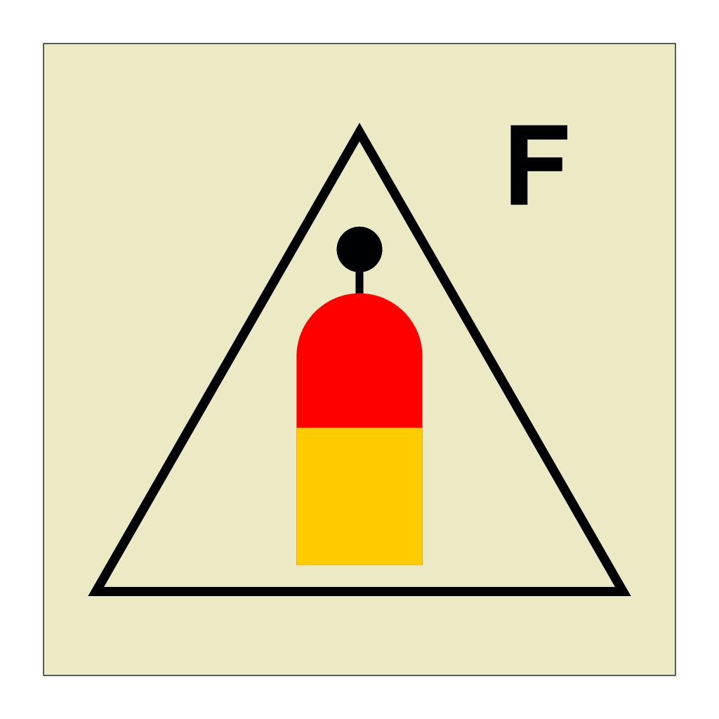Foam remote release station (Marine Sign)