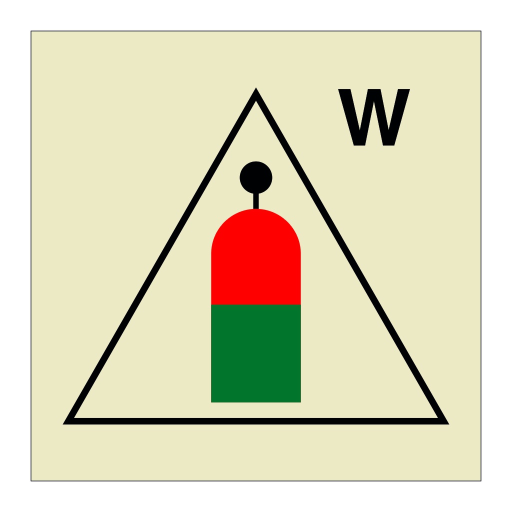 Water remote release station (Marine Sign)