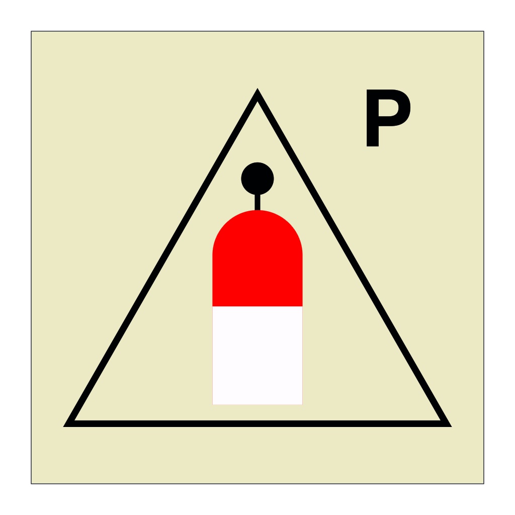 Powder remote release station (Marine Sign) | British Safety Signs