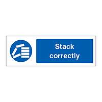 Stack correctly sign