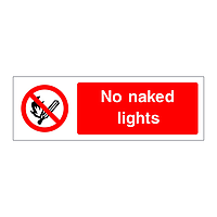 No naked lights