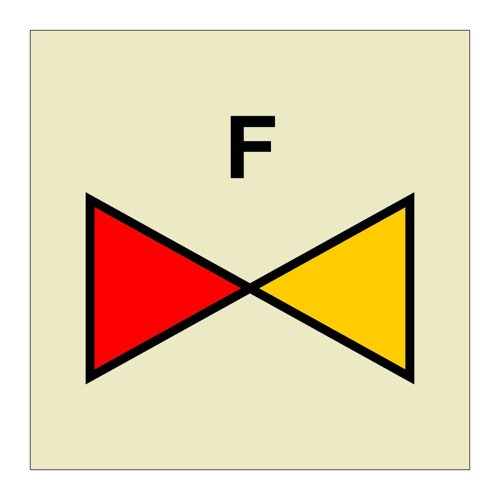 Foam section valve (Marine Sign)