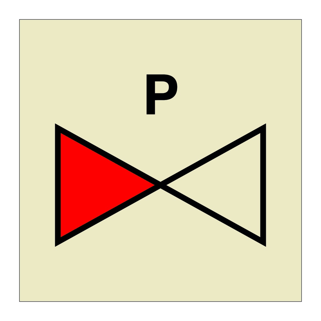 Powder section valve (Marine Sign)