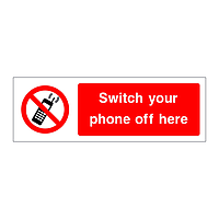 Switch your phone off here