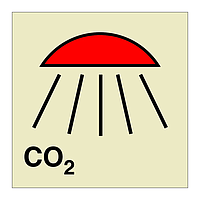 Space protected by CO2 (Marine Sign)