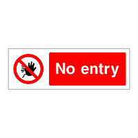 No entry sign