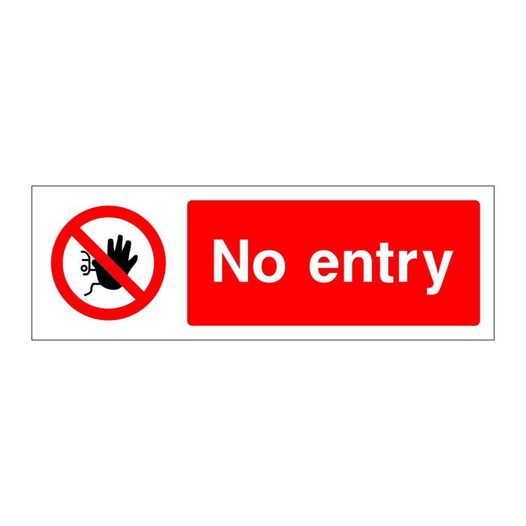 No entry sign