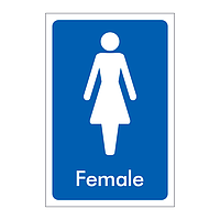 Female toilet sign