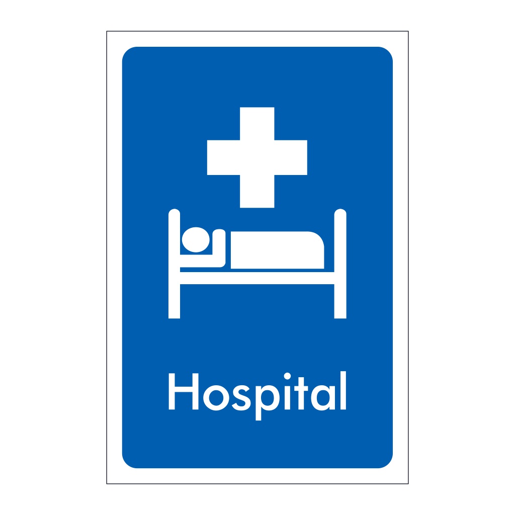Hospital British Safety Signs
