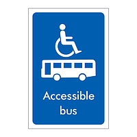 Accessible Bus sign