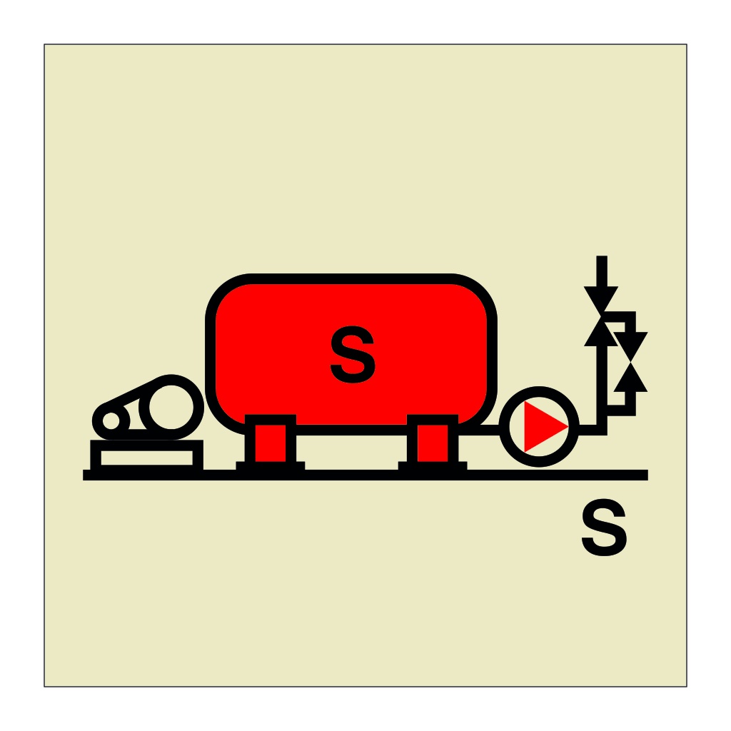 Sprinkler installation (Marine Sign) | British Safety Signs