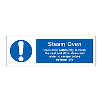 Steam oven sign