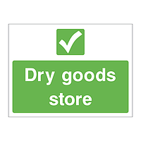 Dry Goods Store sign
