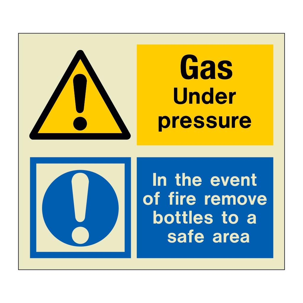 Gas Under pressure (Marine Sign)