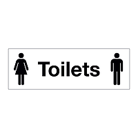 Toilets sign