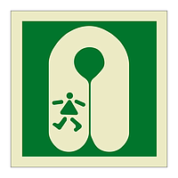 Childs lifejacket symbol (Marine Sign)