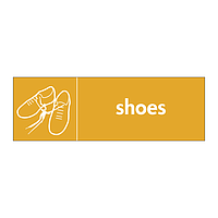 Shoes with icon sign