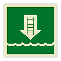 Embarkation ladder symbol (Marine Sign)