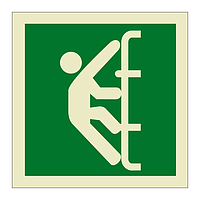 Escape ladder symbol (Marine Sign)