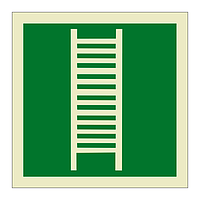 Emergency escape ladder symbol (Marine Sign)