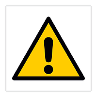 Hazard warning symbol sign